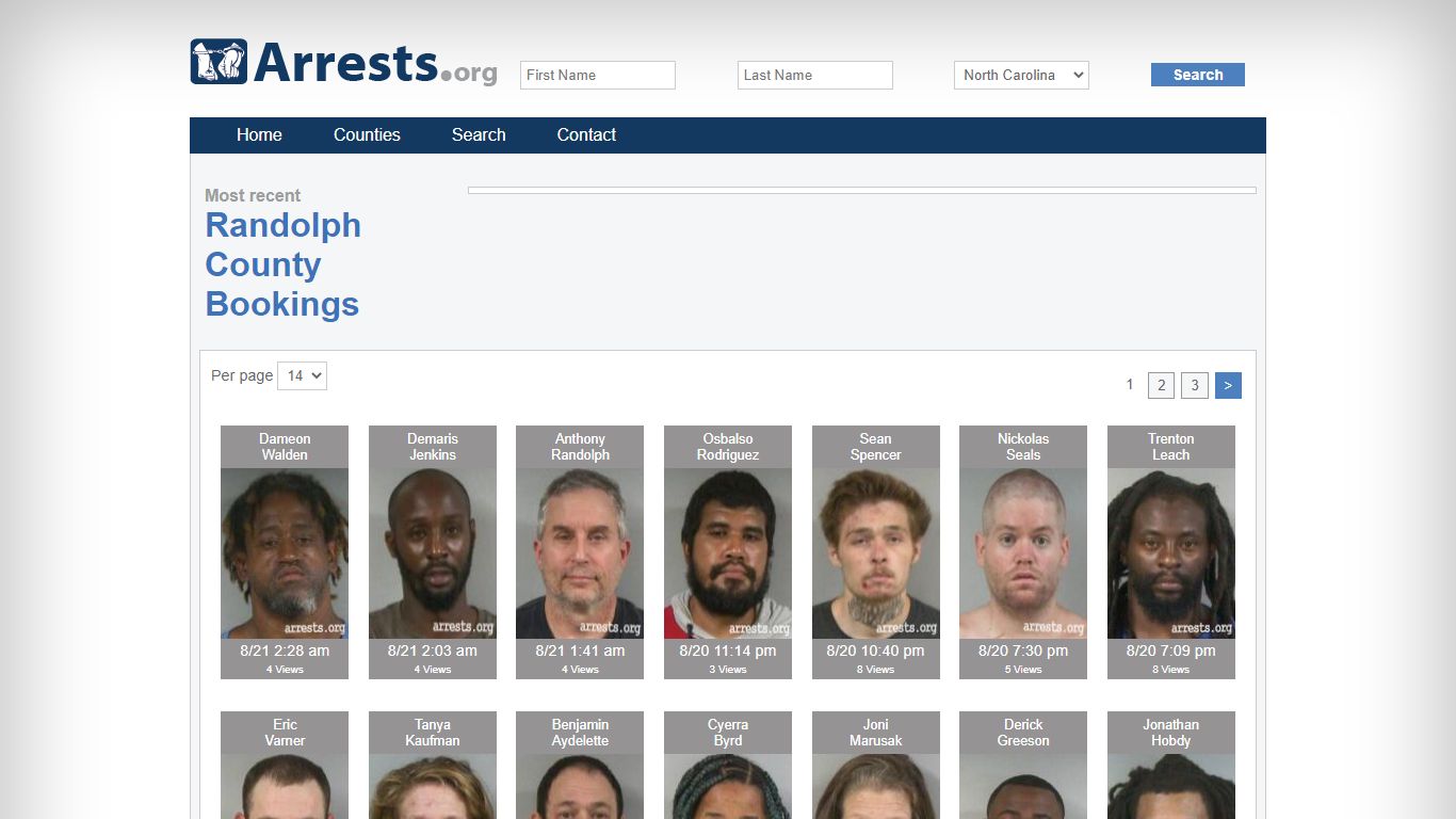 Randolph County Arrests and Inmate Search